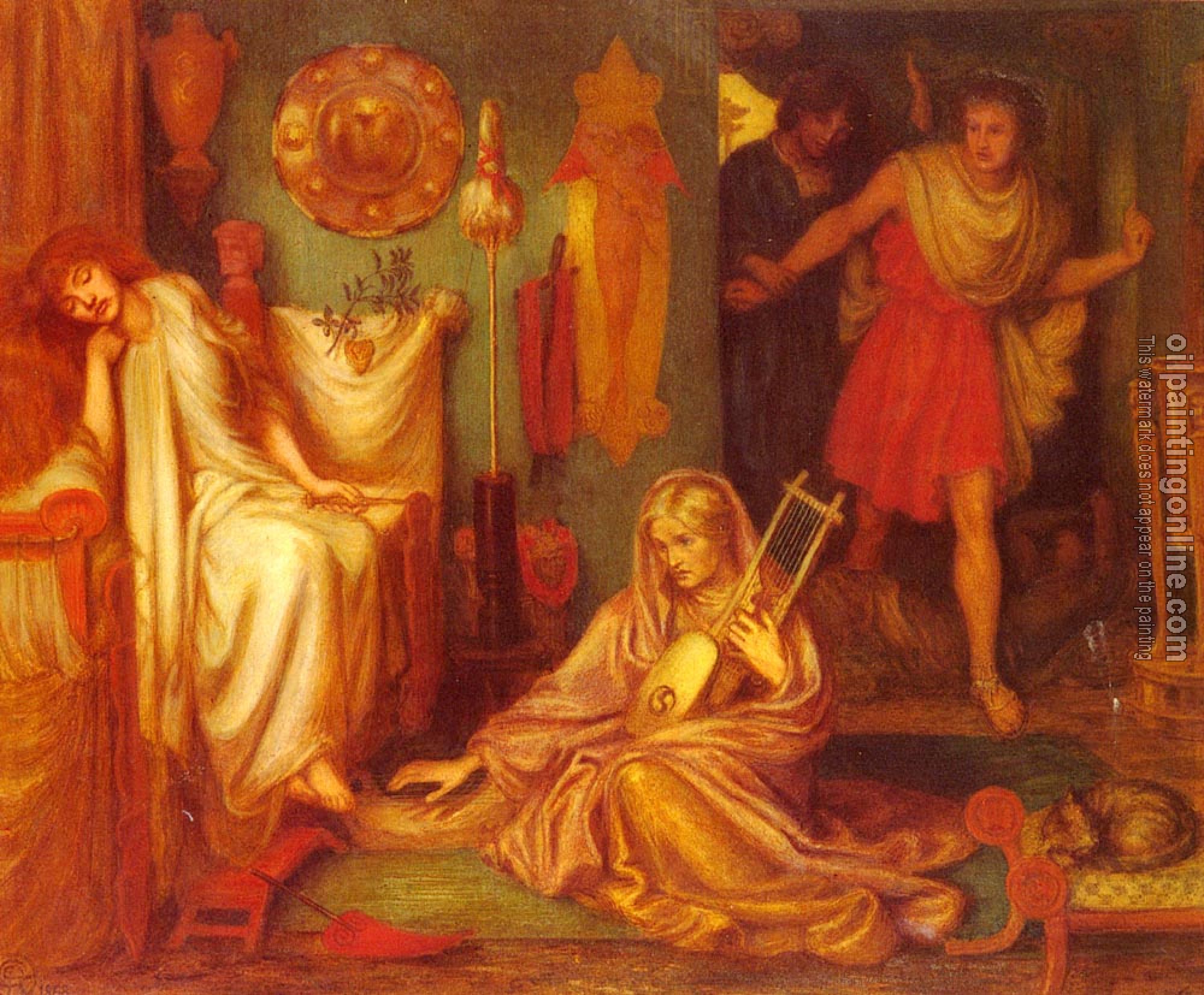 Rossetti, Dante Gabriel - The Return Of Tibullus To Delia